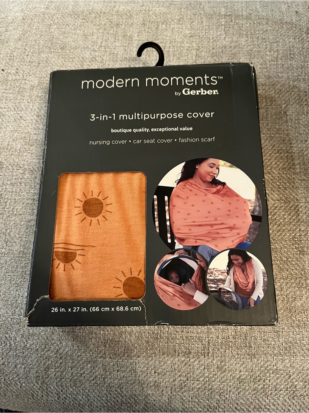 Modern Moments 3 in 1 cover stroller Car seat Breast feeding New